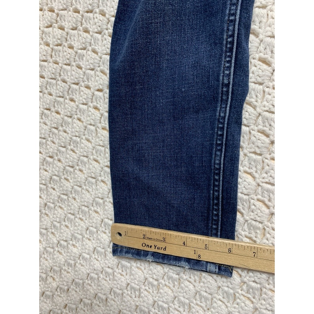 Abercrombie Fitch Jeans Men's Tag 30x32‎ Approx 30x30 Skinny Stretch Blue Denim - Picture 12 of 12